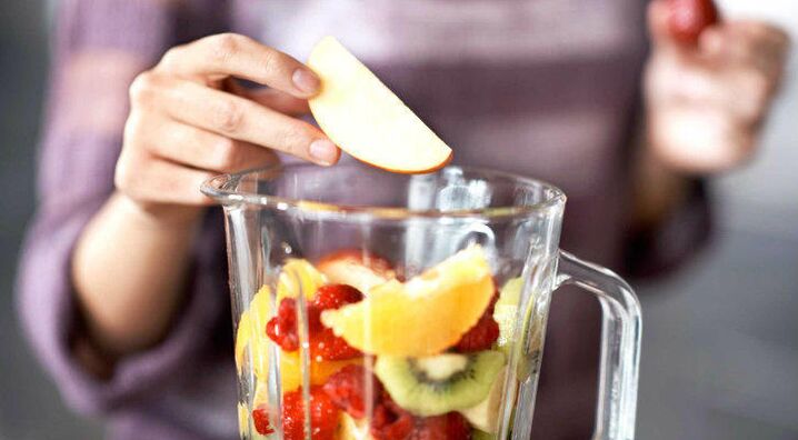 Mezclar fruta